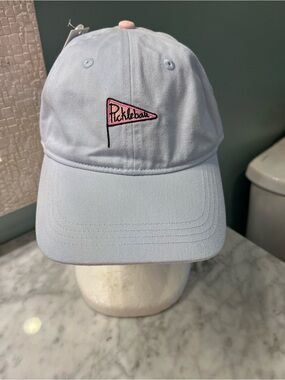 Pickleball Embroidered Light Blue Baseball Cap